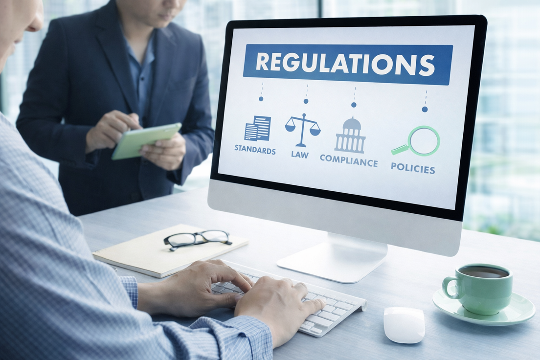 Documento de políticas contables con lista de verificación