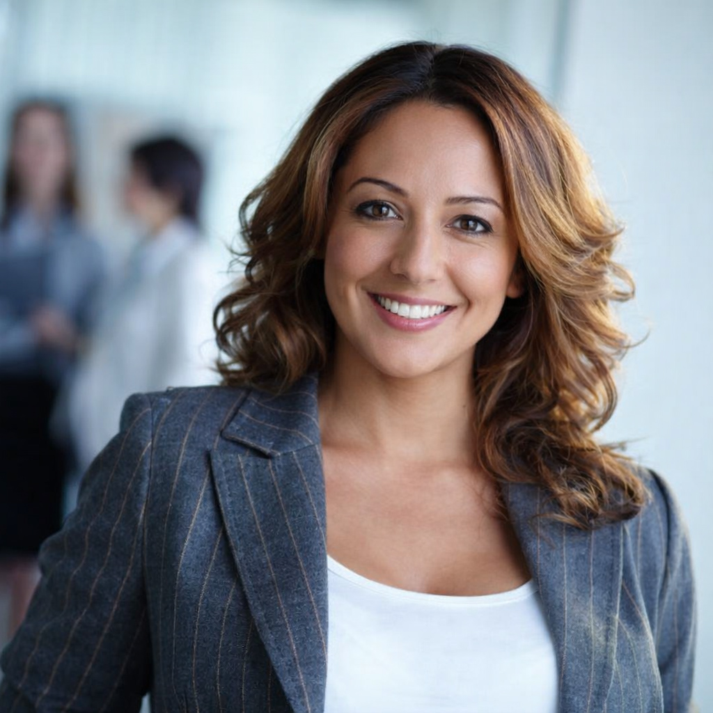 Retrato profesional de ejecutiva